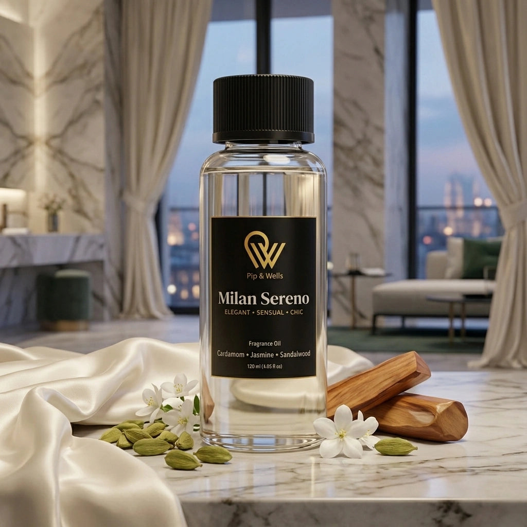 Milan Sereno hotel fragrance oil 120 ml - Pip & Wells